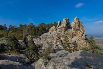 Fototapeta premium Blankenburg, Harz, Hamburger Wappen, Teufelsmauer, Wanderung