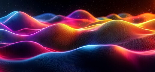 Fototapeta premium Abstract Neon Light Background for Modern Designs