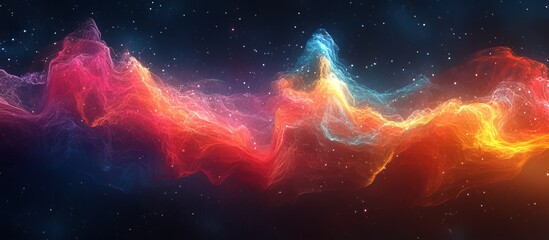 Abstract Neon Light Background for Modern Designs