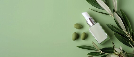 Flat lay of makeup bag, brushes, and lipstick surrounded by pink peonies on a white background. Feminine, minimalist composition with copy space for beauty product ads, fashion banners, and makeup mar