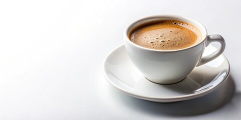 Fototapeta premium Coffee cup on white background