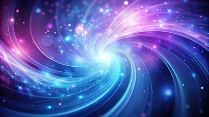 Fototapeta premium Colorful light swirl background with sparkles