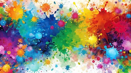 Fototapeta premium colorful paint splats and splatters background