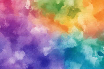 Abstract colorful painted Watercolor Background. Generative ai