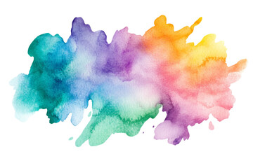 colorful watercolor splatter stain texture background design.Generative AI