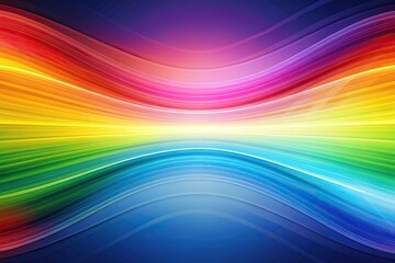 Obraz premium Contemporary abstract background with bold shapes and rainbow gradient