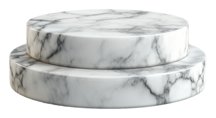 PNG Elegant marble cake stand for kitchen
