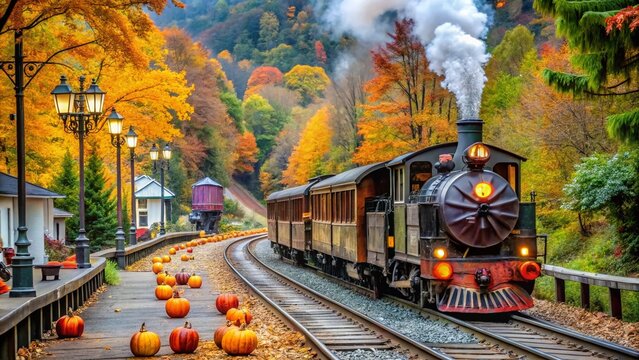 bryson city halloween train ride