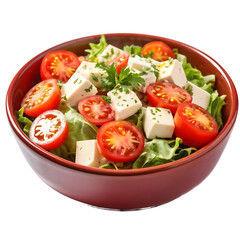salad with tomatoes and mozzarella