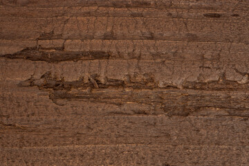 Sawn brown wooden plank texture background, ideal as graphic design element