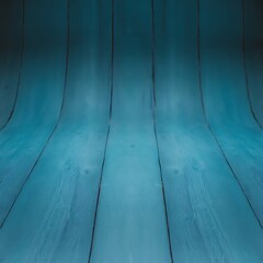Close up view of empty blue wooden surface