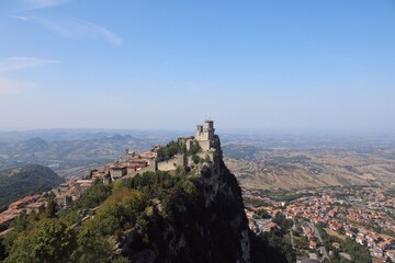 Obraz premium Prima Torre from Seconda Torre, San Marino.