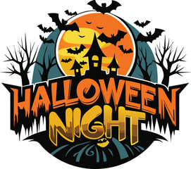 halloween background with pumpkin