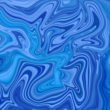 abstract dreamy ocean blue background with art waves