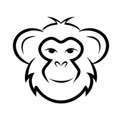 Monkey Vector Illustration for SVG, Cricut, Silhouette - Fun and Playful Vector Clipart for Logos & T-Shirt Graphics