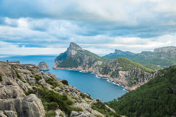 Fototapeta premium Palma de Mallorca, Spain - Island bay scenery