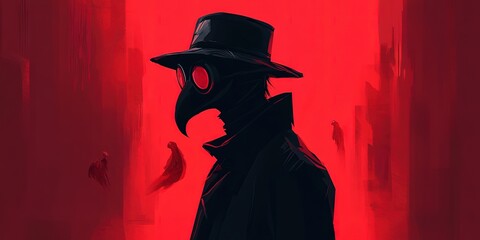2D animated plague doctor 