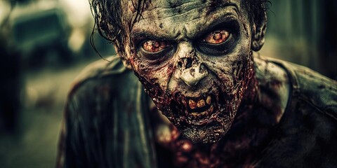 Obraz premium zombie - reanimated undead corpse