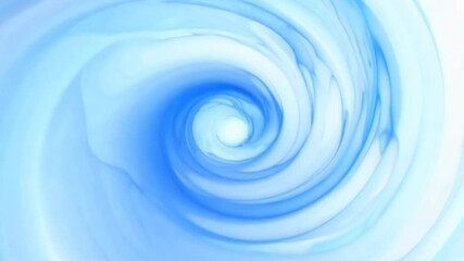 Light blue vortex with bright white center swirling in the sky