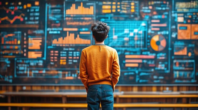 Educational tech developer demoing an interactive learning platform