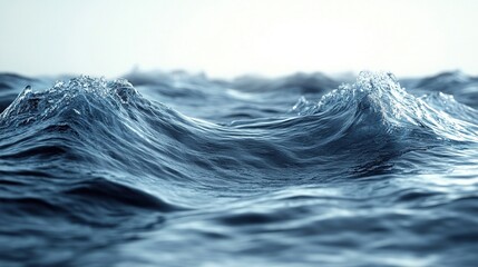 Rippling water surface with gentle waves