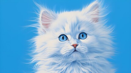 white persian cat