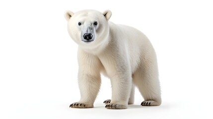 Fototapeta premium polar bear isolated on white background