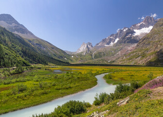 Lake of Conbal, Valle d'Aosta, Italy