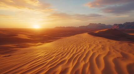 Desert Dunes at Sunset