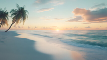 Tropical Beach at Dawn