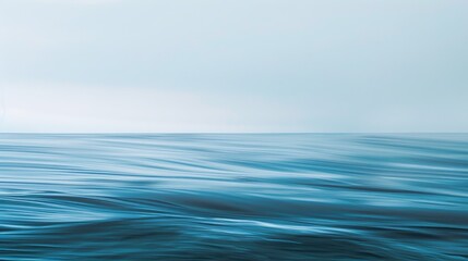 Naklejka premium Soft blurred motion of blue water