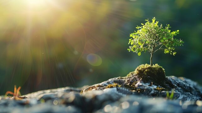 Success Quotes on Natural Background