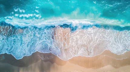 Fotobehang Summer ocean aerial photo with empty space for decoration © CreativeBro