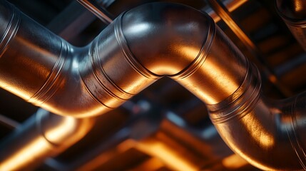 A new HVAC vent air conditioning system has been installed in the home