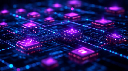 An email security system filtering out spam, phishing attempts, and malicious attachments before they reach the inbox.