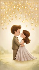 Light romantic background