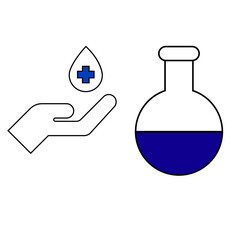 Medicine simple icon vector illustration