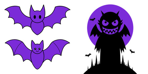 HALLOWEEN BAT VECTOR ART