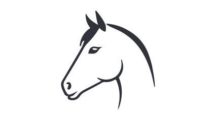 simple horse head sign