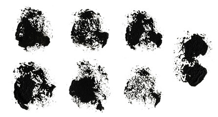 Fototapeta premium Brands of handmade textured brushes, set of great quality brushes. See more on our profile