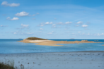 Magnifique vue sur la baie de Port-Blanc Penvénan en Bretagne