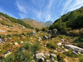 mountain landscape with sky