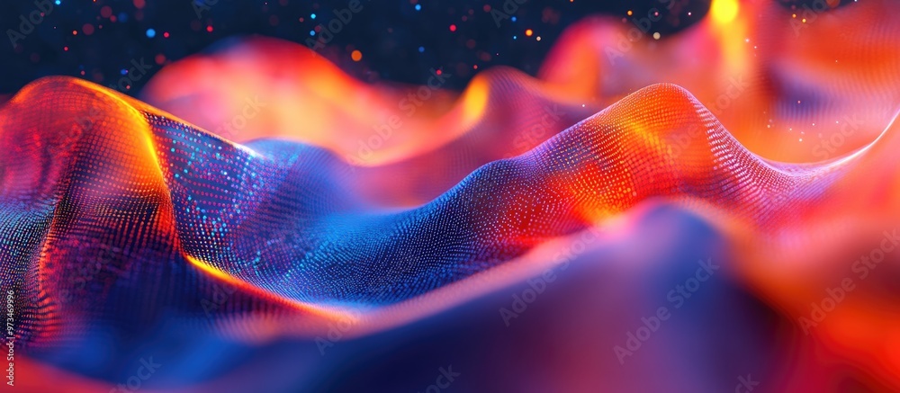 Poster abstract 3d visualization of data streams in the digital realm