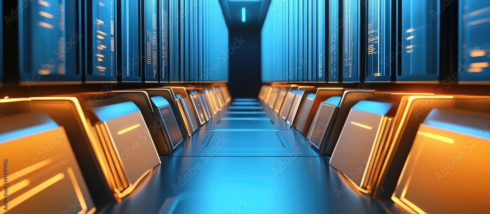 Poster document management system concept a software solution for organizing storing retrieving and control