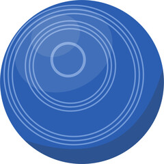 Lawbn ball vector illustration. Sport ball vector