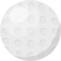 Golf ball vector illustration. Sport ball vector