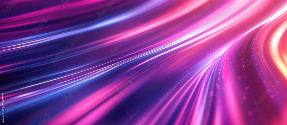 Poster Abstract background with light gradient and motion blur Colorful lines create a textured wallpaper effect