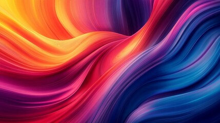 Obraz premium Colorful fluid waves background