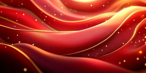 Vibrant abstract background in shades of red and gold