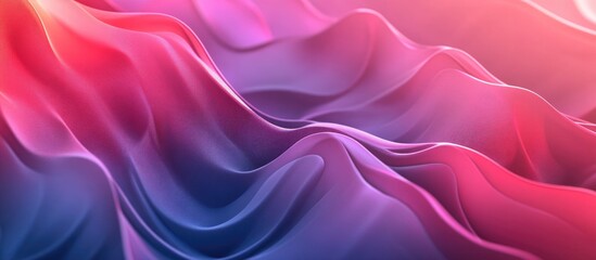 Obraz premium Abstract futuristic design featuring blended gradient wavy lines Minimalist visuals with repeating patterns suitable for posters layouts placards and other creative applications